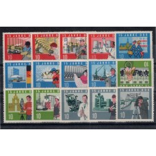 ALEMANIA ORIENTAL DDR 1964 SERIE COMPLETA NUEVA MINT !!!